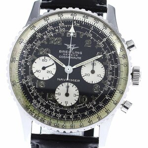 ジャンク ブライトリング BREITLING 809 オールドナビタイマー コスモノート クロノグラフ 手巻き メンズ _792271【ev15】