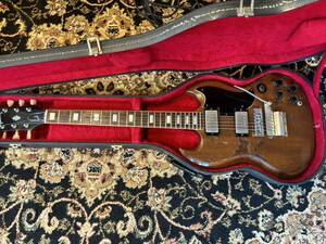 Gibson SG Standard 1973 - 1975 - Walnut　ショートヴァイブローラ