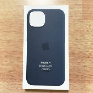 ★新品★Apple純正 iPhone 14 シリコンケース・ストームブルー 88B16