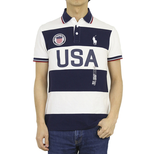 新品 アウトレット b1025 XXLサイズ メンズ ポニー 白 ポロ シャツ polo ralph lauren ポロ ラルフ ローレン