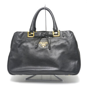 プラダ PRADA リボン付き ハンドバッグ ショルダーバッグ 2WAY BN2244 ブラック