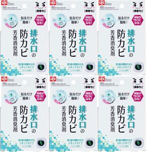 新品 送料無料 6箱セット レック 激落ちくん 貼るだけ 排水口の 防カビ剤 (60日用) 効き目が見える リキッド芳香消臭