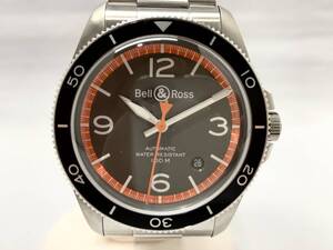 【新品仕上げ&タイミング調整済】BELL&ROSS ベル&ロス ヴィンテージ ガードコート BRV2-92 メンズ 自動巻 裏スケ 時計