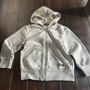 COMME CA ISM★スウェットパーカー★パーカー★男女兼用★中古★120★グレー★キッズ
