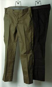 □ 新品 N4 SIDE STRIPE MILITARY TROUSERS KH 1 エヌフォー