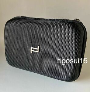 ★【未使用】ポルシェ デザイン PORSCHE DESIGN★ポーチ 黒 ブラック 小物入れ トラベルバッグ アメニティポーチ 収納 ミニバッグ