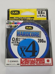 PEライン ハードコアX4 0.6号200m デュエル DUEL MADE IN JAPAN 他多数出品中 