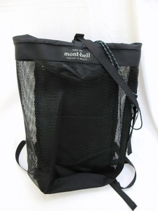 mont-bell モンベルl リュック 包　Bags ブラック MADE IN VIETNAM