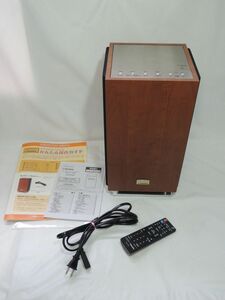 ANABAS アナバス オーディオ Columbia コロンビア CDクロックラジオシステム NCA-100 動作品 内蔵100曲 リモコン付き 0531