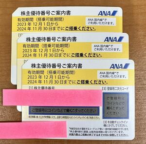 【匿名発送 送料無料】全日空 ANA 株主優待 