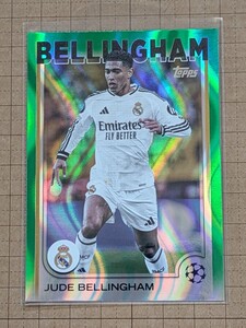 ジュード・ベリンガム【2024-25 TOPPS UEFA CLUB COMPETITIONS】JUDE BELLINGHAM #22 ベースパラレル グリーン フローフラクター