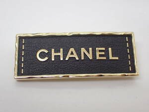 1円~ シャネル ブローチ CHANELロゴ A23S【美品】