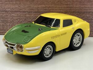 即決有★プルバックカー トヨタ TOYOTA 2000GT 黄 イエロー ドライブタウン★ミニカー