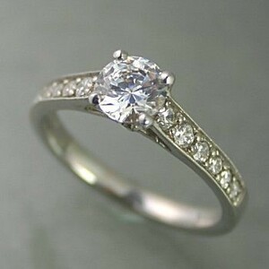 婚約指輪 安い プラチナ ダイヤモンド 0.5カラット 鑑定書付 0.53ct Dカラー SI2クラス 3EXカット GIA