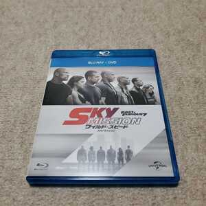 洋画 Blu-ray Disc+DVD2枚組 FAST&FURIOUS7 SKYMISSION　ワイルド・スピードスカイミッション　美品