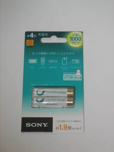 新品 未開封品　ソニー SONY　NH-AAA-2BKB　単4形 充電池　充電式ニッケル水素電池 1.2V　Cycle Energy