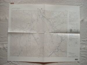 【地図】 江尾 1：25,000 平成6年発行/ 鳥取 伯備線 猿飛湖 俣野川ダム 白尾トンネル 佐川 根雨原 間地峠 武庫 中国 国土地理院