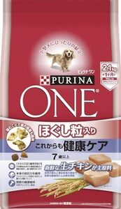 ピュリナ ワン シニア犬用(7歳以上) ドライ ほぐし粒入り これからも健康ケア チキン 2.1kg(700g×3袋) [ドッグフ