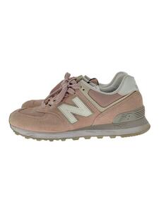 NEW BALANCE◆WL574/ピンク/24cm/PNK