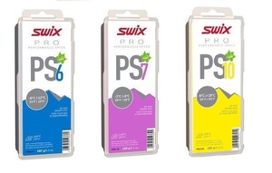 ☆SWIX PRO スキー・スノーボード ワックス 3本セット[ブルー・バイオレット・イエロー](180g) 新品！☆