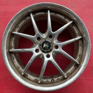 WORK ワーク VS-SS 17インチ　8JJ+47 PCD114.3-5穴　ハブ径約73mm アルミホイール1本のみ