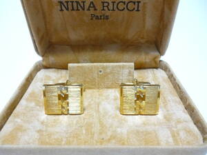 ニナリッチ　NINA RICCI　カフス　極美品！！