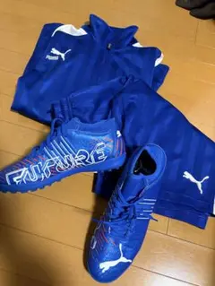 PUMA サッカーシューズとトレーニングウェア上下セット