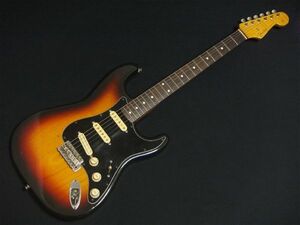 40周年限定モデル フジゲン製 Fender Japan Stratocaster ST62-65AS 3TS Foto Flame フレイム ネック ストラト ハムバッカー サンバースト