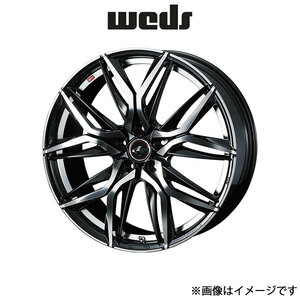 ウェッズ レオニス LM アルミホイール 4本 インプレッサWRX STI GDB 18インチ パールブラック/ミラーカット 0040828 WEDS LEONIS LM