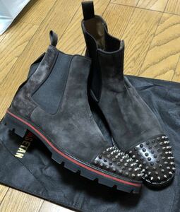 クリスチャン ルブタン スタッズ レザー ブーツ Christian Louboutin シューズ スニーカー