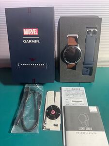 中古 GARMIN ガーミン MARVEL マーベル 限定 スマート ウォッチ Legacy Hero Series First Avebger 010-02174-47 