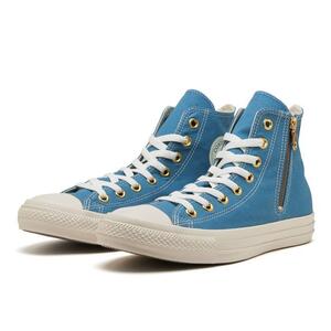 新品タグ付き CONVERSE/コンバース AS GOLDZIP III HI オールスター ゴールドジップ ハイカットスニーカー サイズ 5(24cm) ライトネイビー