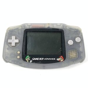 NINTENDO 任天堂 AGB-001 GBA ゲームボーイアドバンス マリオBros.バージョン ジャスコ限定 ゲーム機本体 難あり＊ジャンク品