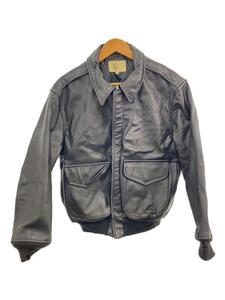 U.S.AIR FORCE◆レザージャケット・ブルゾン/40/レザー/BLK/TYPE A2