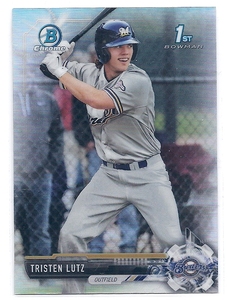 2017 Bowman Chrome Draft Tristen Lutz Refractor