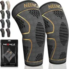 NEENCA 膝サポーター 2枚セット スポーツ用 膝専用 膝保護 膝安定 L