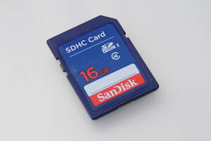 16GB SDHCカード SanDisk 