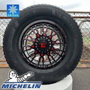 JL JK ラングラー スタッドレスタイヤホイールセット 17インチ ミシュラン X-ICE SNOW SUV 265/70R17 LEXXEL PreDator