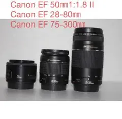 Canon EF28-80/Canon EF50/Canon EF75-300