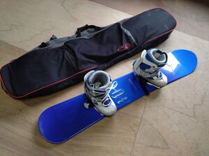 ● B) CSB/ COLORADO SNOWBOARD CLUB145cm スノーボード/ブーツ 24cm/ビンディング/ケース 4点セット 中古 美品 ③