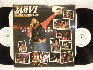 US白ラベル　CHARLIE DANIELS BAND VOLUNTEER JAM Ⅵ 　2LP　PROMOTION ONLY