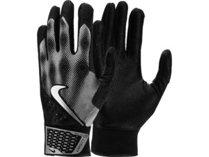 ★USサイズ M（日本Lサイズ）★ ナイキ 野球 バッティング グローブ Nike Alpha Varsity Batting Gloves 両手組 手袋 バッテ ブラック