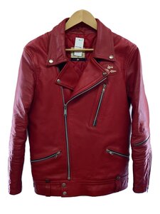 Lewis Leathers◆PaulSmith別注/サイクロン/ダブルライダースジャケット/M/牛革/RED/463909//