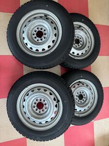 195/65R15 BRIDGESTONE アイスパートナー2 23年製　スタッドレスタイヤ4本セット　7分山　プリウス等