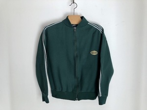 アディダス 地球儀ジャージ VERT キッズサイズ フランス製 VENTEX 2nd ワールドマーク 子供用 adidas made in FRANCE 70s グリーン 青タグ