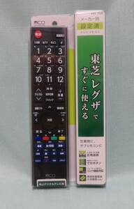 J1801★未使用　MCO　東芝用 テレビリモコン　MRC-TS01★