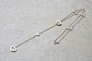 105 TIFFANY&CO./ティファニー オープンハート シルバー ペンダント ネックレス ブランド ヴィンテージ アクセサリー SILVER925刻印