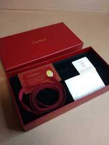 値下げ セール 中古 CARTIER カルティエ 長財布 ブロンズ色 Made in France フランス製 保存袋、箱付き Cartier wallet 送料無料