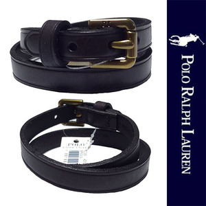 新品 POLO RALPH LAUREN LATHER BRACELET ポロ ラルフローレン レザー ブレスレット ブラウン アクセサリー メンズ レディース RL 正規 01C