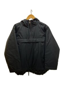 COMME des GARCONS COMME des GARCONS◆アノラックパーカー/中綿ジャケット/S/ポリエステル/BLK/無地/W15J002/汚れ有